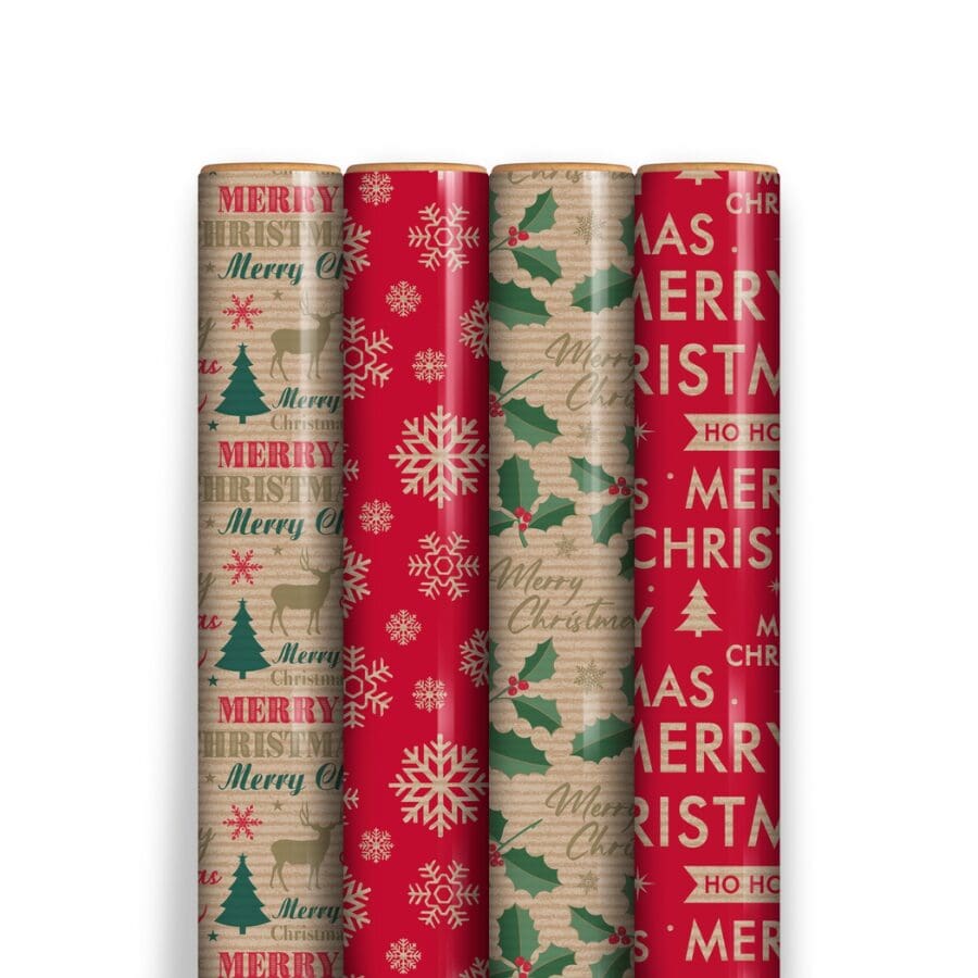 4M Sim Kraft Gift Wrap 42S