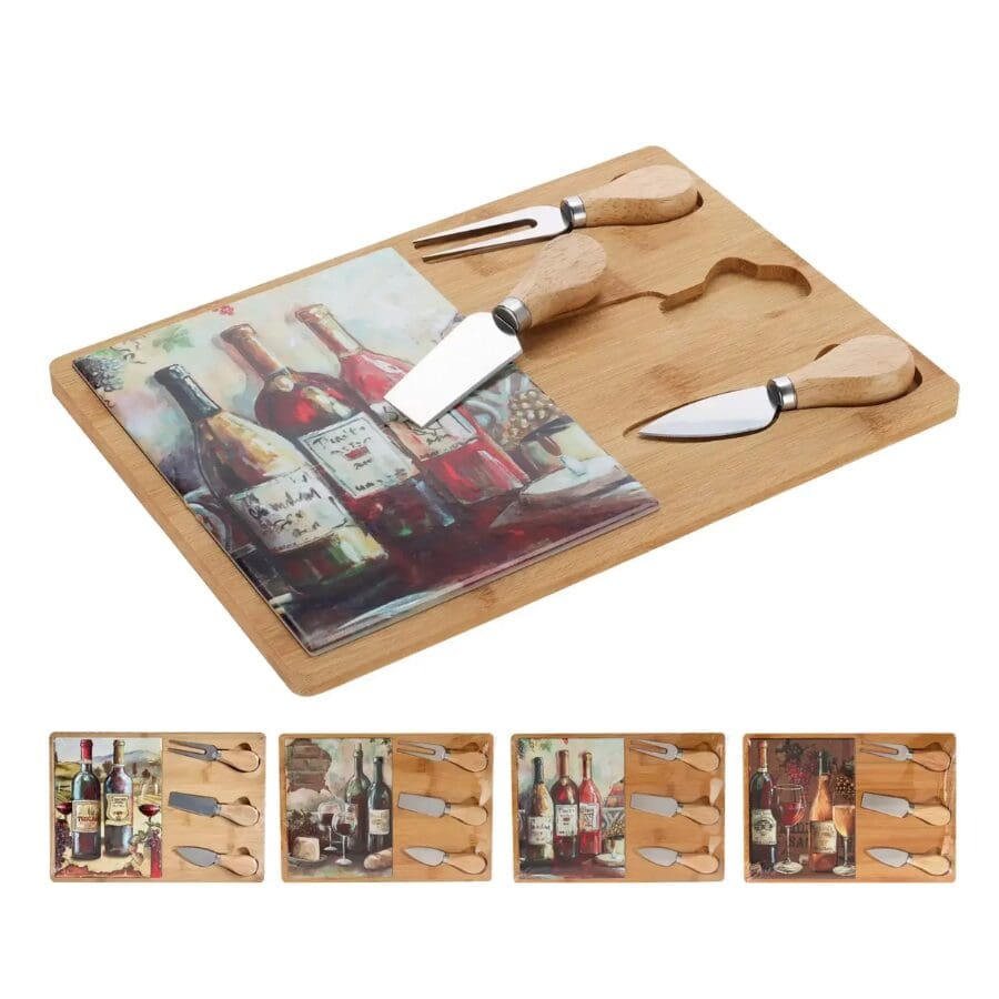 Bamboo Cheese Board with Dolomite