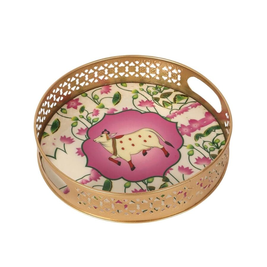 Pichkari Tray Cow Print